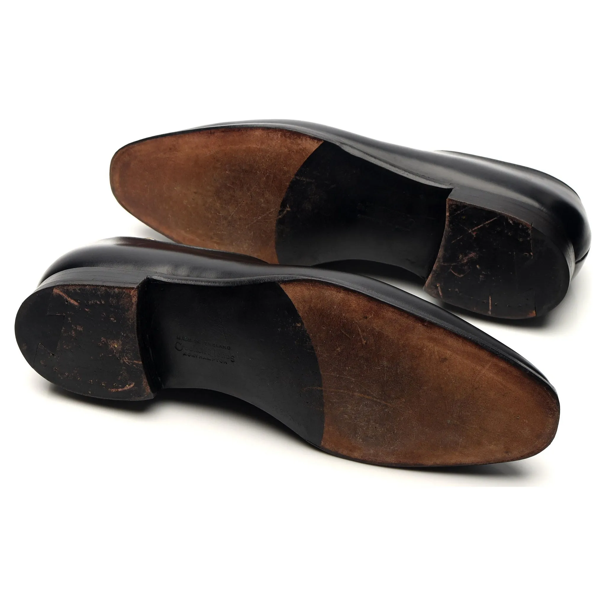 'Weymouth' Black Leather Wholecut Oxford UK 10 E