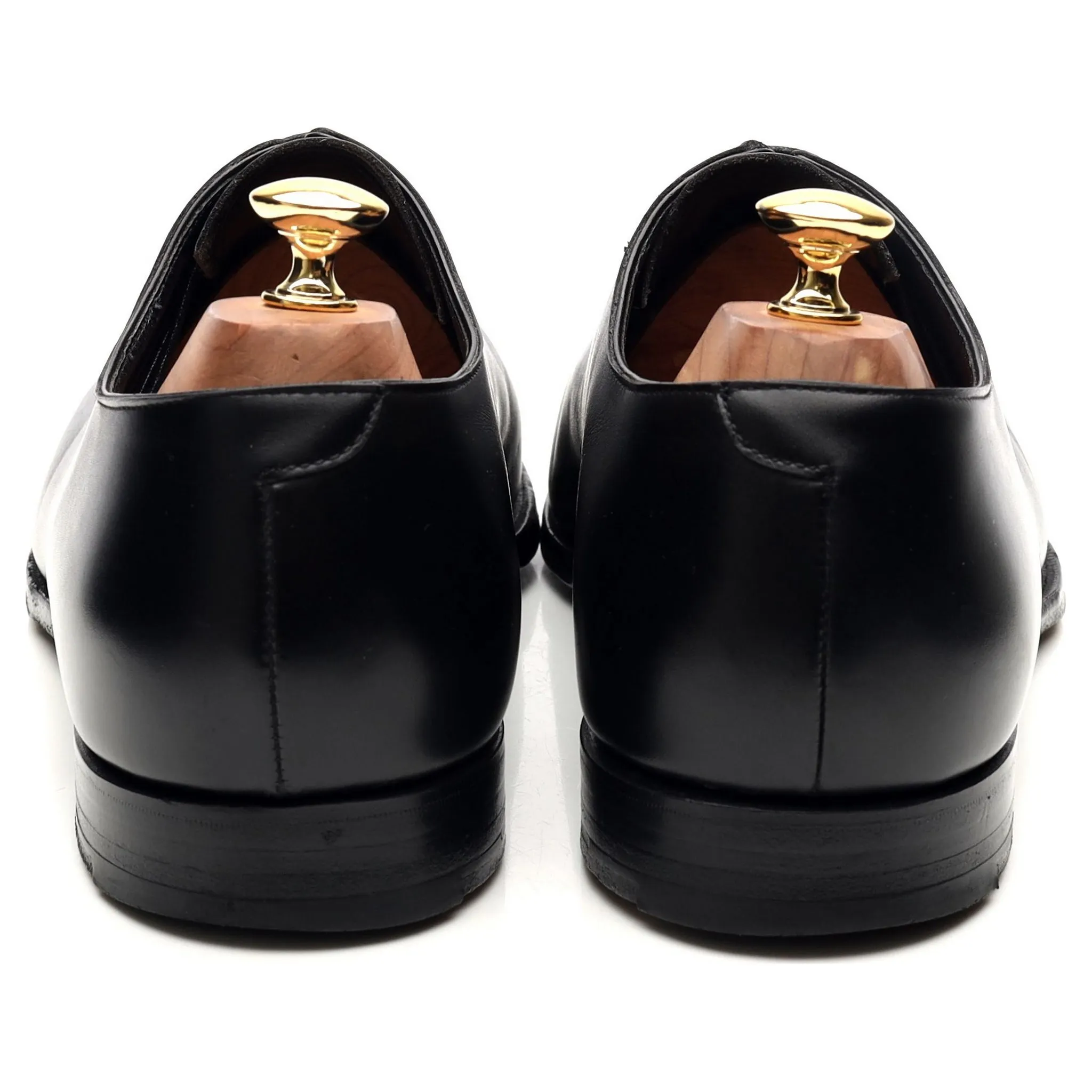 'Weymouth' Black Leather Wholecut Oxford UK 10.5 E