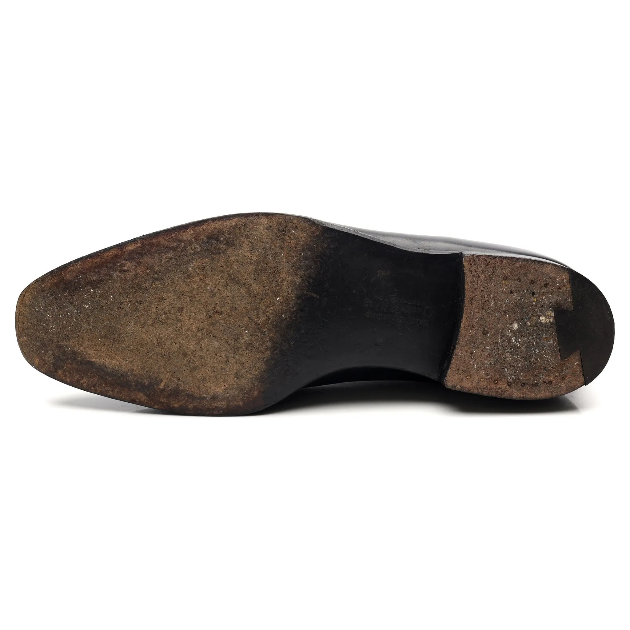 'Weymouth' Black Leather Wholecut Oxford UK 10.5 E
