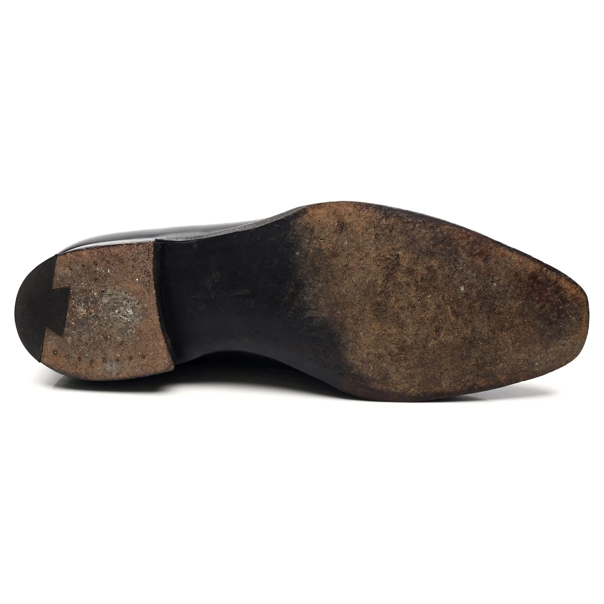 'Weymouth' Black Leather Wholecut Oxford UK 10.5 E
