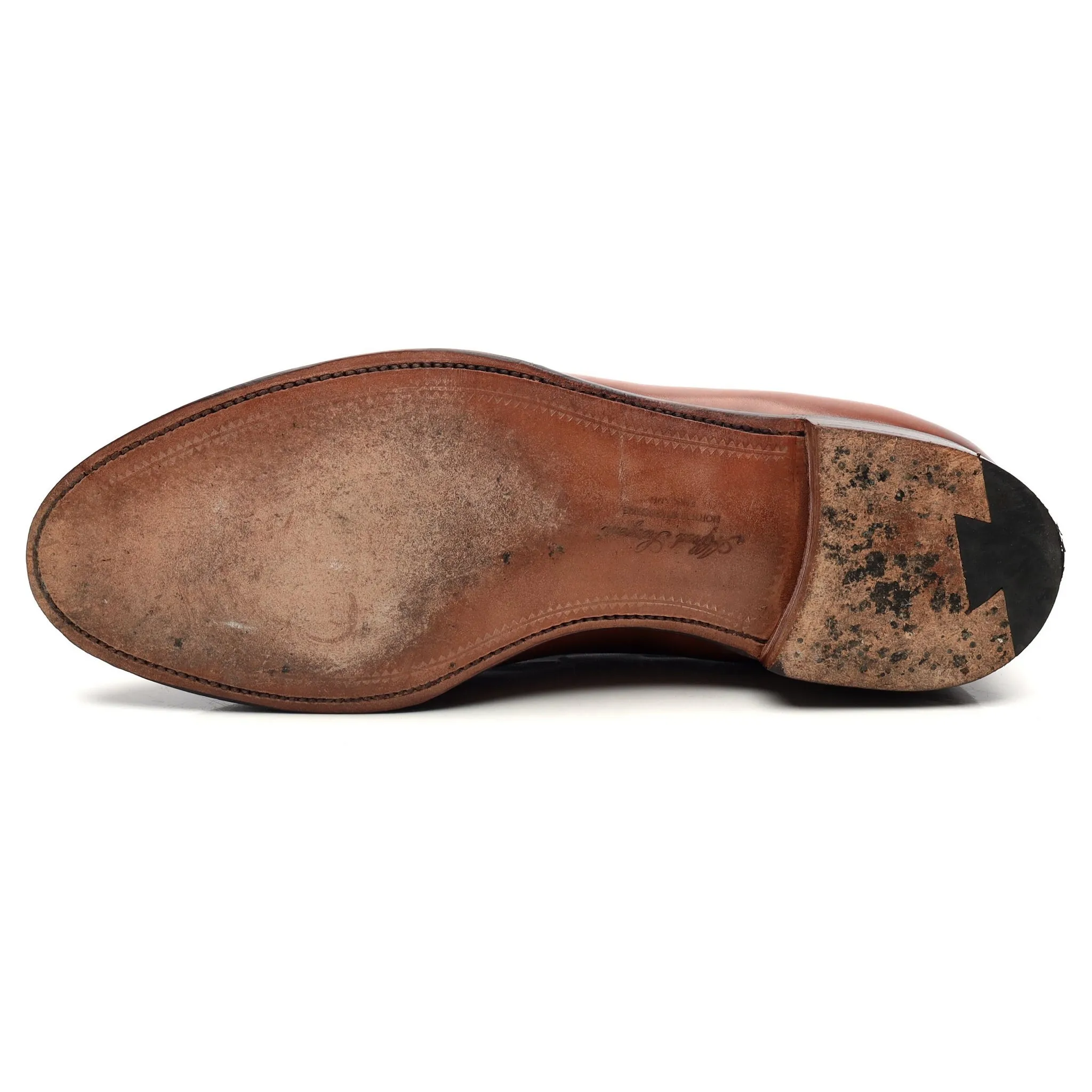 'Windsor' Tan Brown Tassel Loafers UK 10 EX
