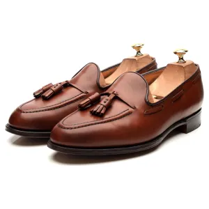 'Windsor' Tan Brown Tassel Loafers UK 10 EX