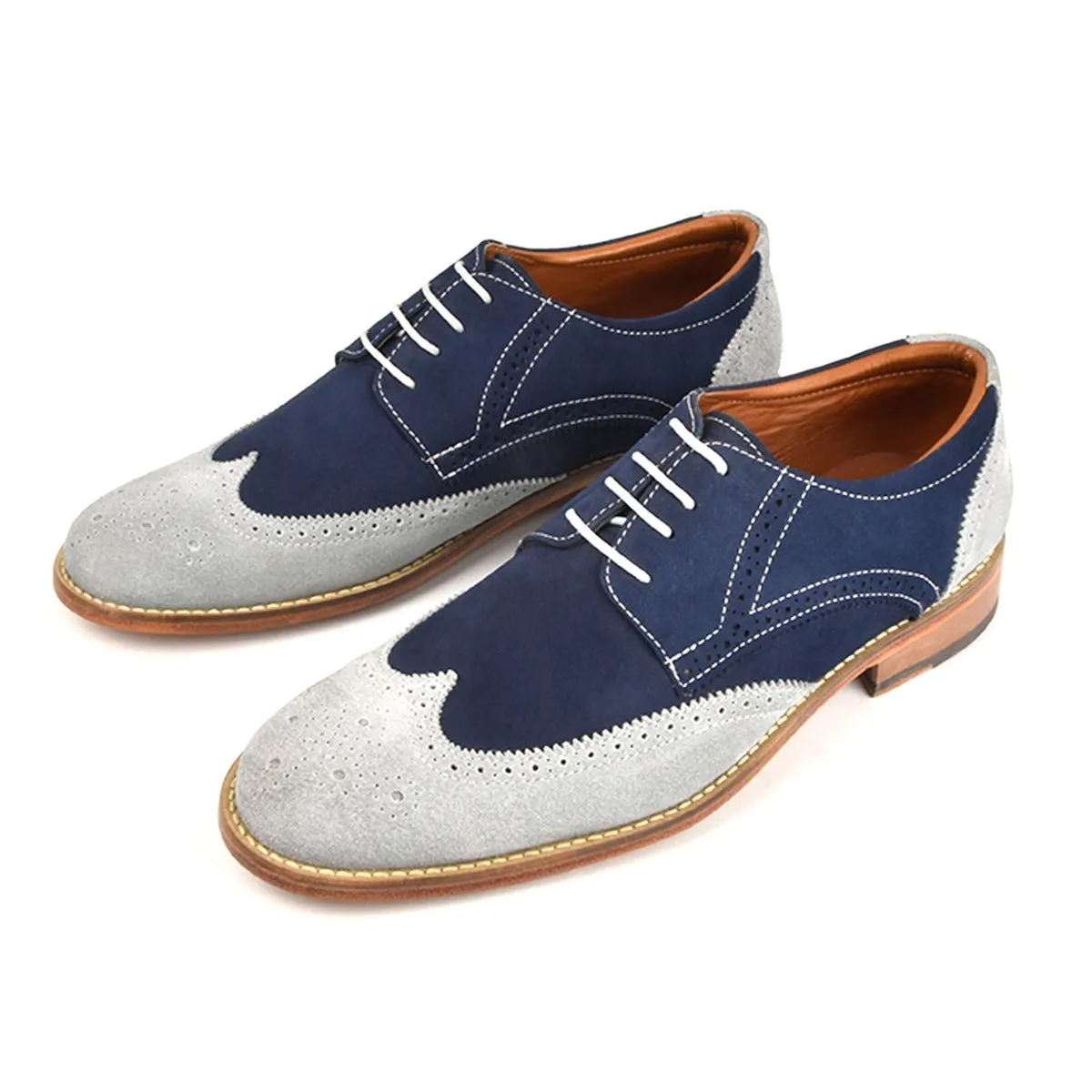 Wingtip Shoe by City Soles - BLUES
