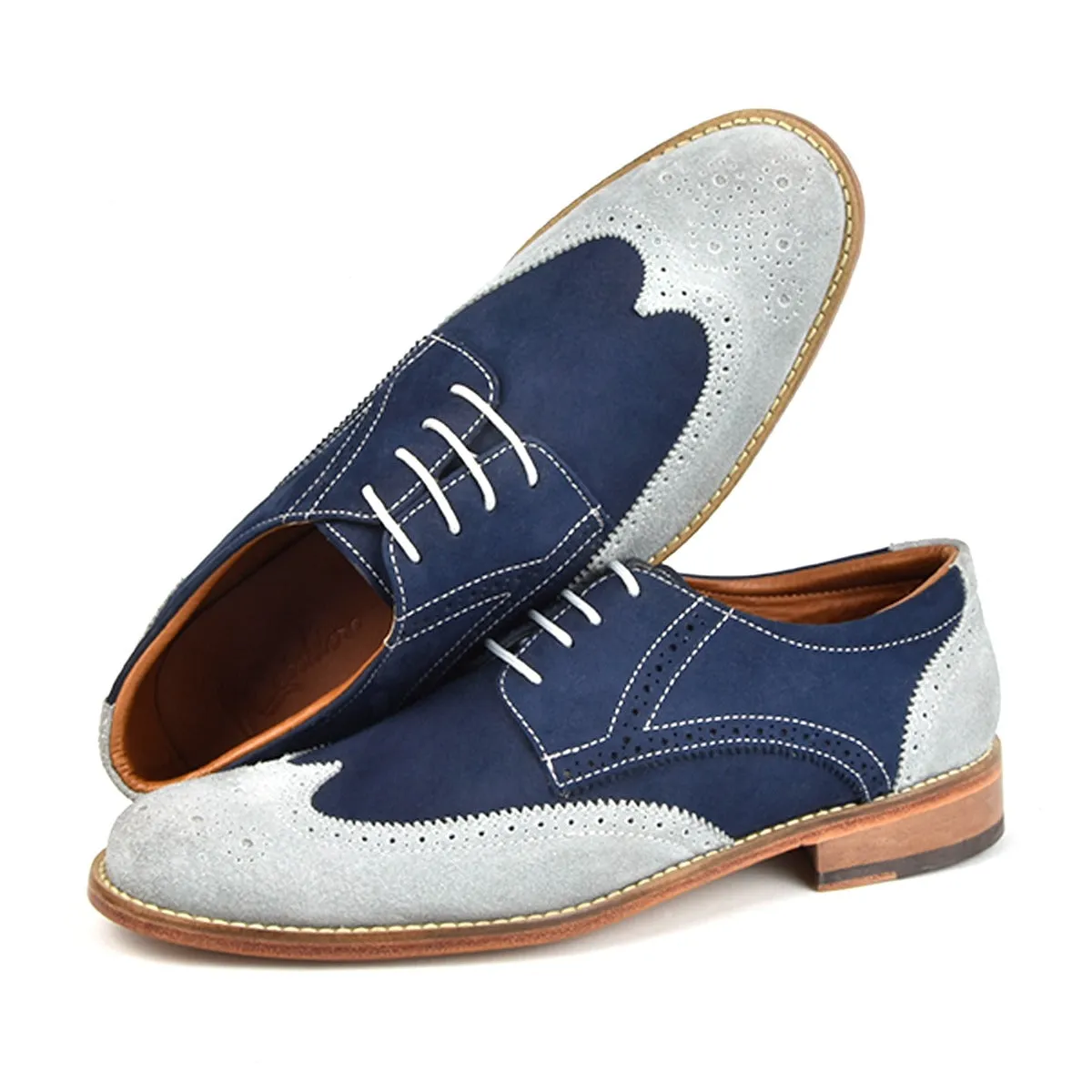 Wingtip Shoe by City Soles - BLUES