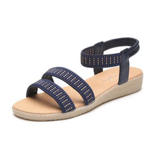 Women Flats Sandals Fashion Casual Beach Sandals Bohemian Fashion Summer Shoes