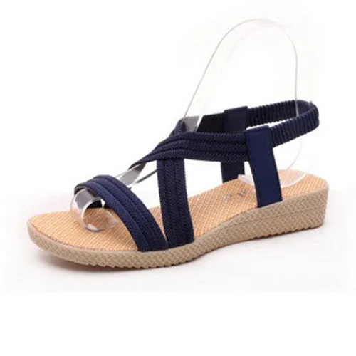 Women Flats Sandals Fashion Casual Beach Sandals Bohemian Fashion Summer Shoes