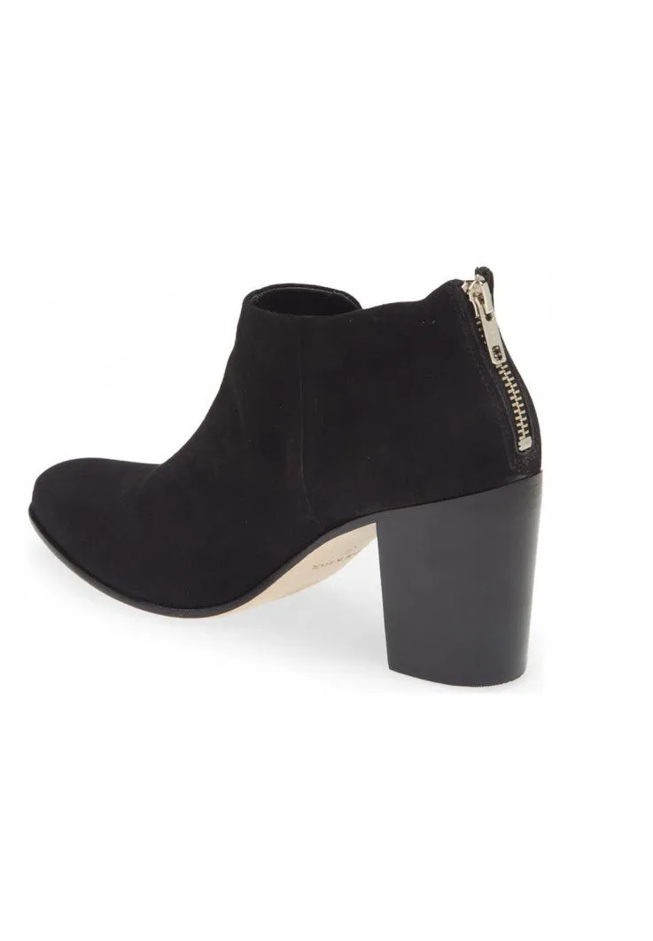 WOMEN'S CHOCOLAT BLU Briggs Black Suede BOOTIE