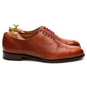 Women's 'Isobella' Tan Brown Leather Wholecut Oxford UK 8 D
