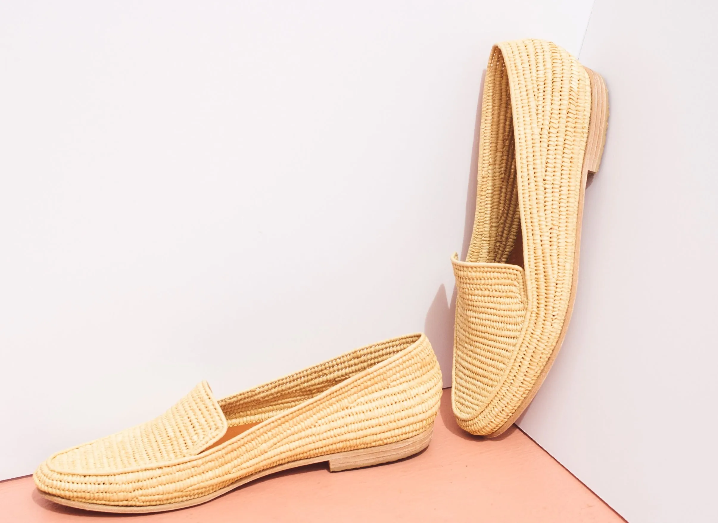 Women's Raffia Loafers (Natural)