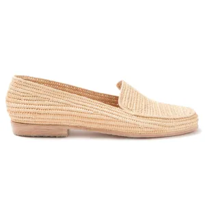 Women's Raffia Loafers (Natural)