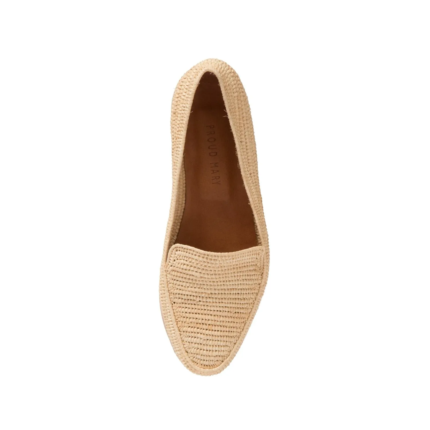Women's Raffia Loafers (Natural)