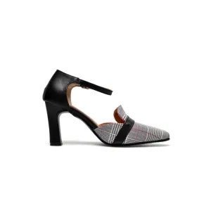 Women's Slingbacks Buckle High Heel Chunky Sandals
