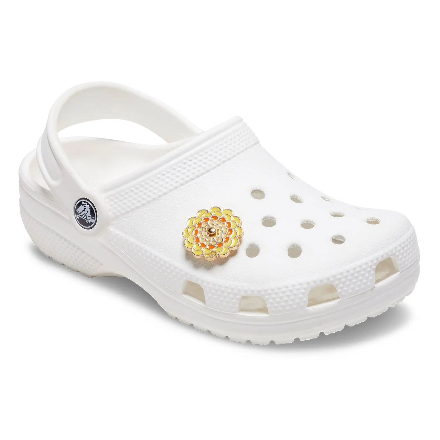 Yellow Spinner Flower Jibbitz